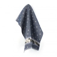 Theedoek - Katten - Donker Blauw